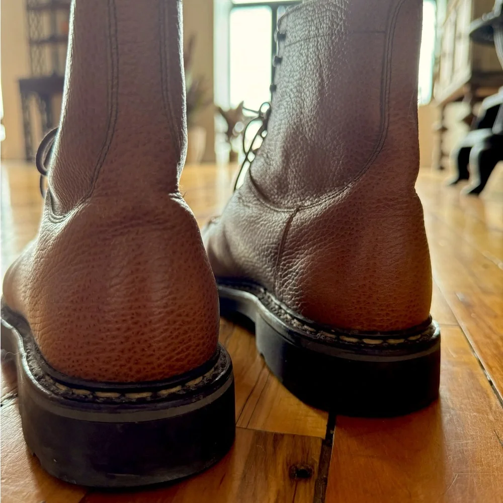 John Lobb vintage tan leather men’s  boots. Excellent condition. - Picture 2 of 4
